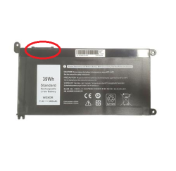 BATTERIE COMPATIBLE DELL Inspiron 15 5565, 7368 - WDX0R 0WDX0R Y3F7Y  11.4V 3400mAh 42WH Gar.1 an