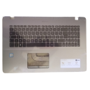 CLAVIER AZERTY NEUF + COQUE ASUS X705UA - 90NB0EV2-R35FR0 Argenté