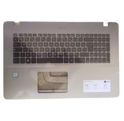 CLAVIER AZERTY NEUF + COQUE ASUS X705UA - 90NB0EV2-R35FR0 Argenté