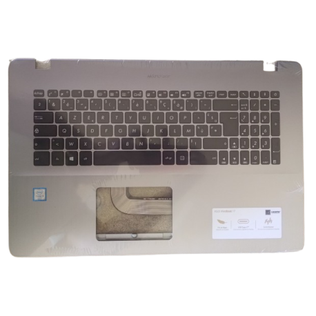 CLAVIER AZERTY NEUF + COQUE ASUS X705UA - 90NB0EV2-R35FR0 Argenté
