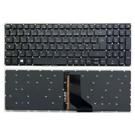 CLAVIER AZERTY RETROECLAIRE ACER Aspire 5 A515-51 A515-51G - Gar 1 an
