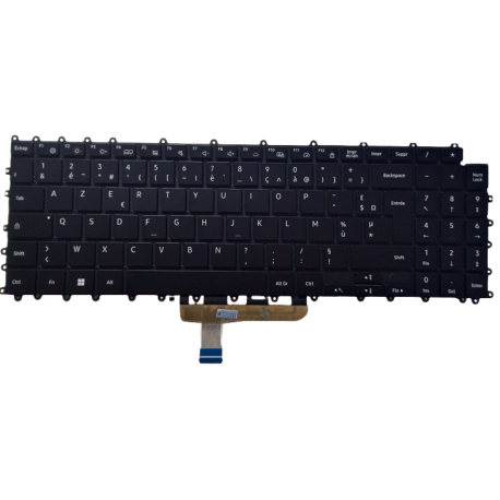 CLAVIER AZERTY RETROECLAIRE...