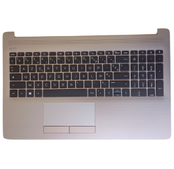 CLAVIER AZERTY COQUE + COQUE SILVER HP 250 G7255 G7 - L50001-051 Gar 6 mois