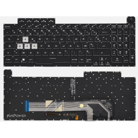 CLAVIER AZERTY RETROECLAIRE...