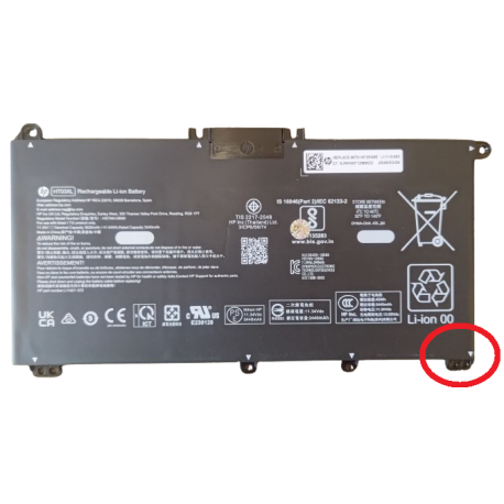 BATTERIE MARQUE HP 15-CS- 15-CW - L11119-855 HSTNN-LB8M 3600 mAh  41,04 Wh - Gar 3 mois