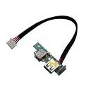 CARTE FILLE DC JACK + USB FUJITSU Amilo A3667G XI-1526-L1 XI-1546-L1 - 84001592 - UWL:80GEP7200-A0