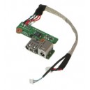 CARTE FILLE DC JACK + USB HP Pavilion DV6500 DV6570 DV6600 DV6646 - 449454-001