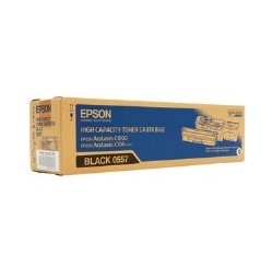 Toner Epson Noir  Aculaser CX16 CX16NF C1600 Haute capacité 2700 pages - C13S050557