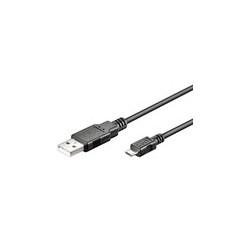 CABLE USB A VERS MICRO USB B - 5pts - 1M