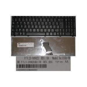 CLAVIER AZERTY IBM LENOVO 3000 G550, U550 - V-109820AK1-FR, 25-009421, 11S25009421 