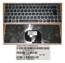 CLAVIER AZERTY SONY VPC-Y series - Silver - 95007871 - 9J.N0U82.K0F - 148768741