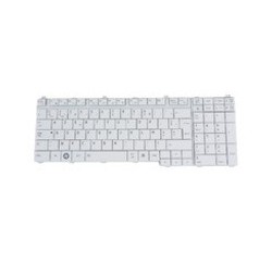 CLAVIER AZERTY NEUF TOSHIBA SATELLITE P200 - K000087650 - BLANC