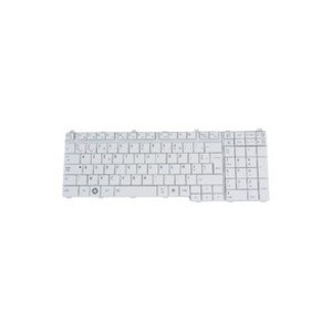 CLAVIER AZERTY NEUF TOSHIBA SATELLITE P200 - K000087650 - BLANC