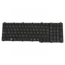 CLAVIER AZERTY TOSHIBA SATELLITE C660, C660D - K000110590 - Noir