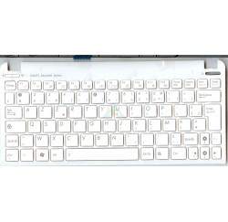 Clavier azerty ASUS 1015PE Series BLANC/NOIR - Gar.3 mois