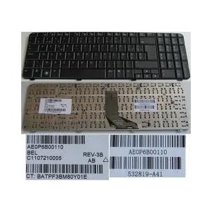 CLAVIER AZERTY HP PRESARIO CQ61 G61 - 539618-051 - 9J.N0Y82.60F - Noir