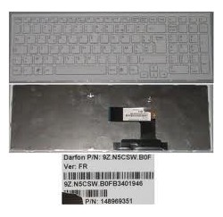 CLAVIER AZERTY SONY VPCEL SERIES - BLANC - 9Z.N5CSW.B0F - 148969351 - SBBSW