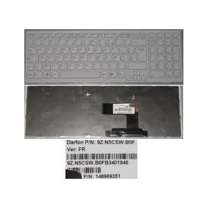 CLAVIER AZERTY SONY VPCEL SERIES - BLANC - 9Z.N5CSW.B0F - 148969351 - SBBSW