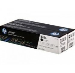 TONER HP NOIR LASERJET PRO CP1025 - 1200 pages - CE310AD - PACK 2 TONERS