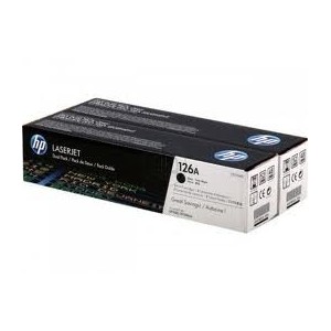 TONER HP NOIR LASERJET PRO CP1025 - 1200 pages - CE310AD - PACK 2 TONERS