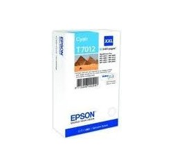 CARTOUCHE EPSON CYAN WorkForce Pro WP-4015DN - XXL 3400 PAGES - C13T70124010
