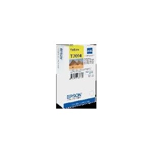 CARTOUCHE EPSON JAUNE WorkForce Pro WP-4015DN - XXL 3400 PAGES - C13T70144010