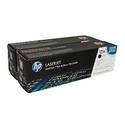 PACK 2 TONERS HP NOIR LASERJET CM1312/CP1215/1515/1518 - 2200 pages - CB540AD